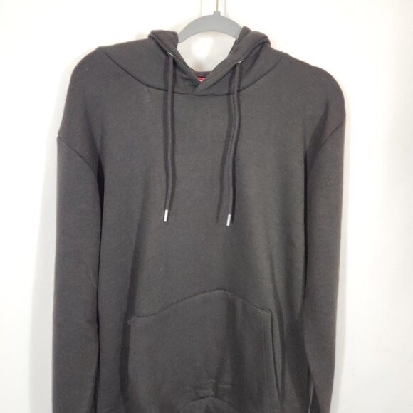 NWT Le Breve Plus overhead hoodie in black Size large - Picture 3 of 8